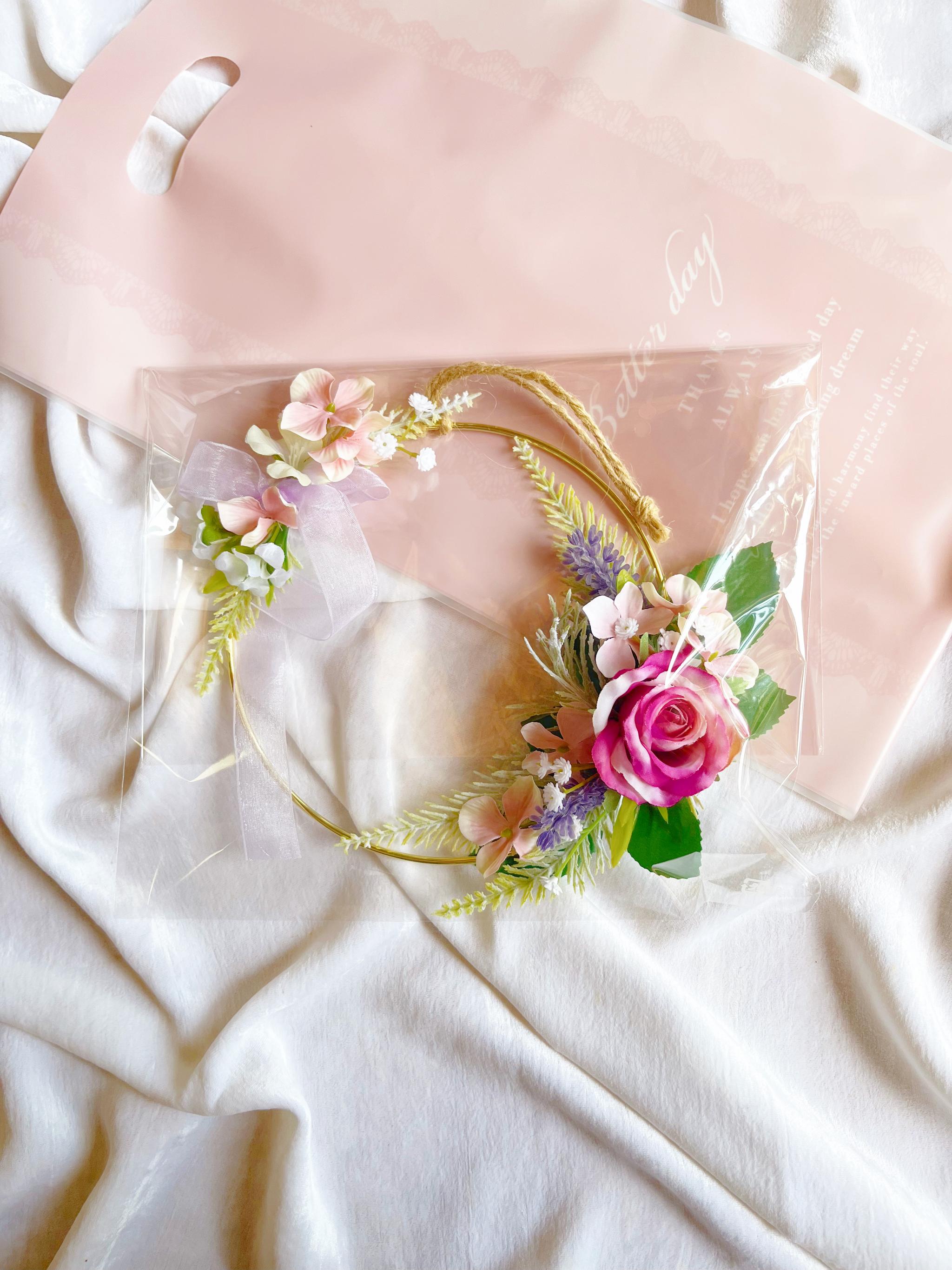 送料無料｜華やかローズの春色ハーフリース No.103